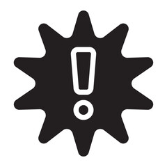 explosion glyph icon