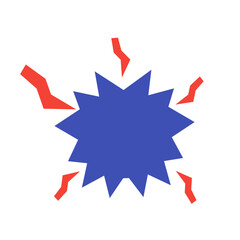 Fototapeta premium explosion bubble illustration