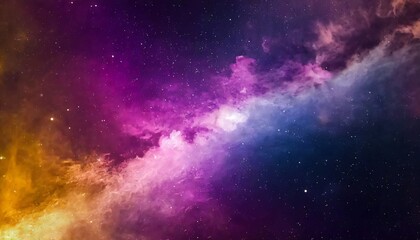 Fototapeta premium space nebula space background postcard poster