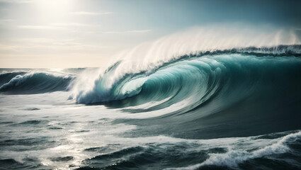 Obraz premium Ocean wave.