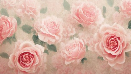 rose floral tapestry romantic texture background