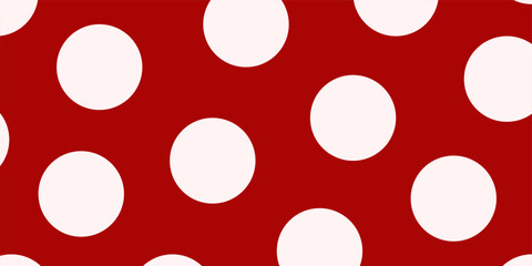 Abstract red gradient background. Vintage background. Polka dots white and red pattern. Abstract color vector banner. for your graphic design, website design template, book cover, banner or poster. © Tan nitipong