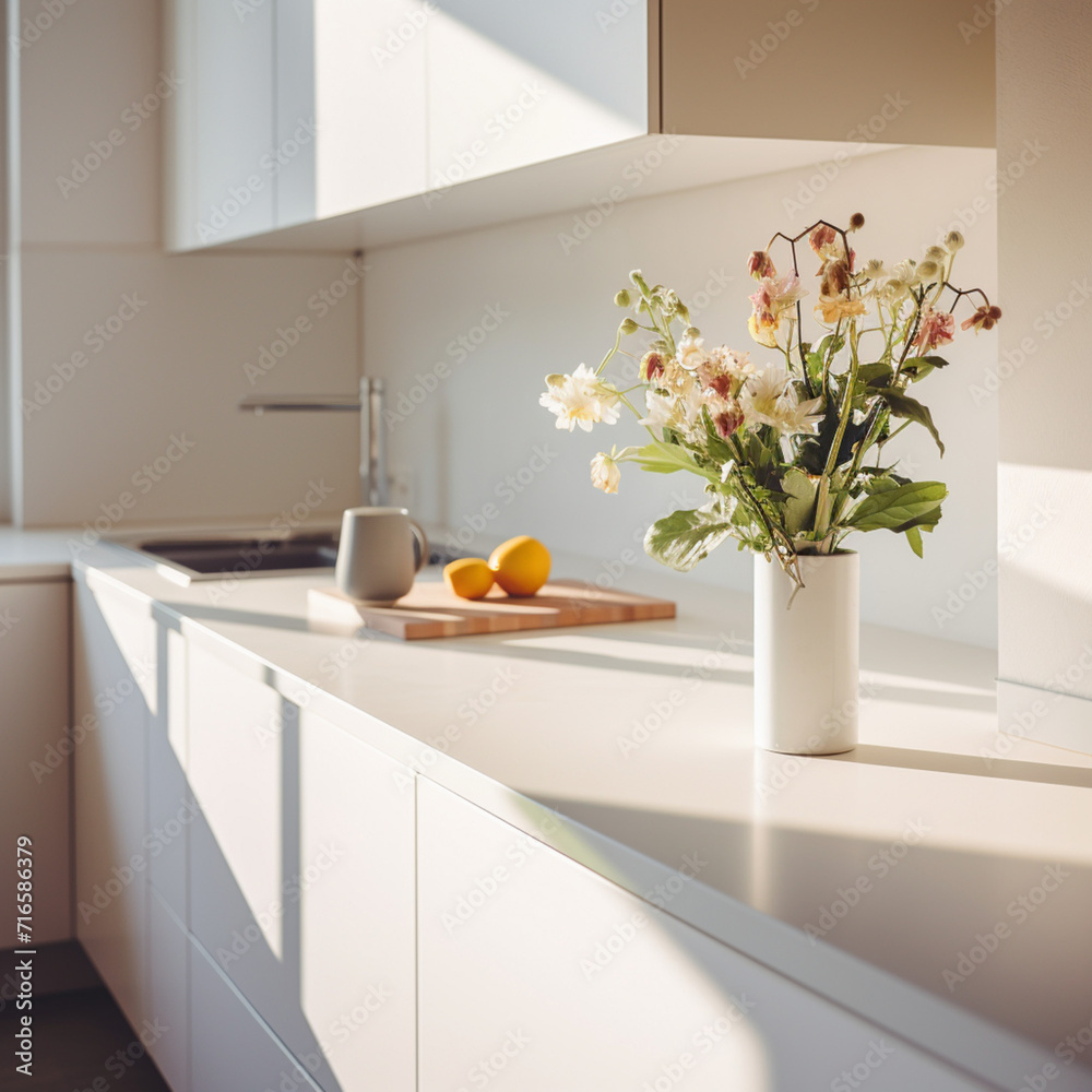 Wall mural modern kitchen interior