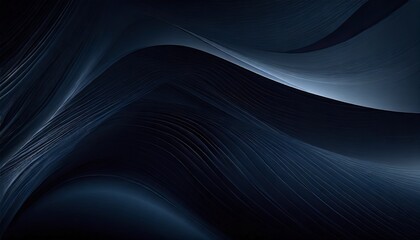 dark abstract wallpaper background design header with flowing waves