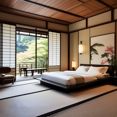 japanese interior bedroom