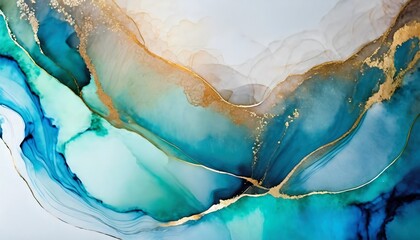 a detail from an alcohol ink painting
