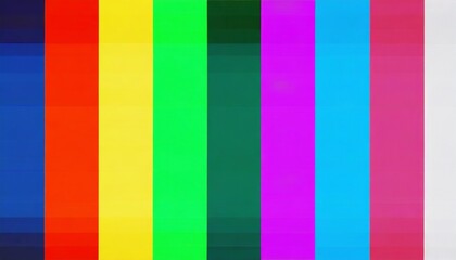 full hd size 16 9 television test of stripes signal tv pattern test or television color bars signal end of the tv colors bars for background