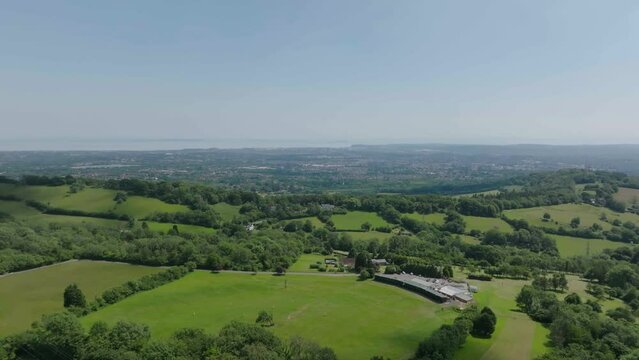 Beautiful Countryside Landscape of South Wales