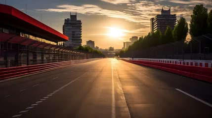 Afwasbaar Fotobehang Peking formula 1 race track 