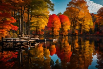 autumn at the lake 