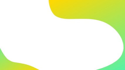 Abstract wave shaped background using yellow and cyan gradient