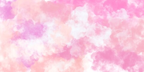 Clouds and sky background with pastel colored background.