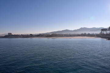 Playa del Vao, Coruxo, a beach in the city of Vigo in Spain