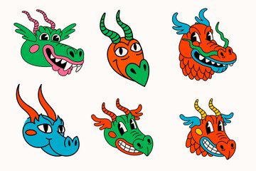 Obraz premium Chinese dragon, 2024 year lunar symbol