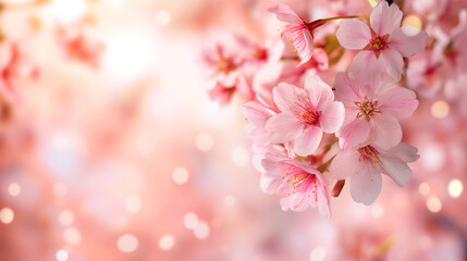 春の訪れを告げる桜の花びら - 日本の美しい自然 - obrazy, fototapety, plakaty