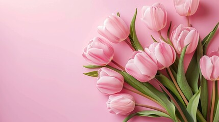 Obraz premium Valentine's day card with beautiful flowers