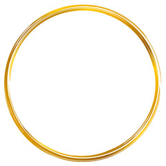 Simple golden circle frame