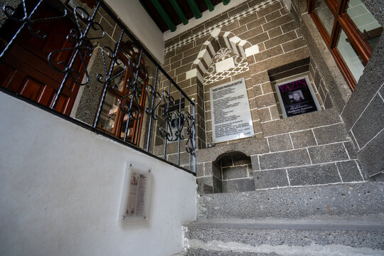 The Ahmed Arif Museum in Sur district. Ahmed Arif was a Turkish-Kurdish poet. Diyarbakir, Turkey - January 3, 2024.