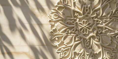 arabic geometric ornament pattern. wall texture background