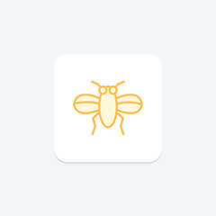 Insect color outline icon , vector, pixel perfect, illustrator file