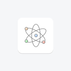 Science awesome lineal color icon , vector, pixel perfect, illustrator file