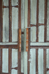 old door with cracked paint
