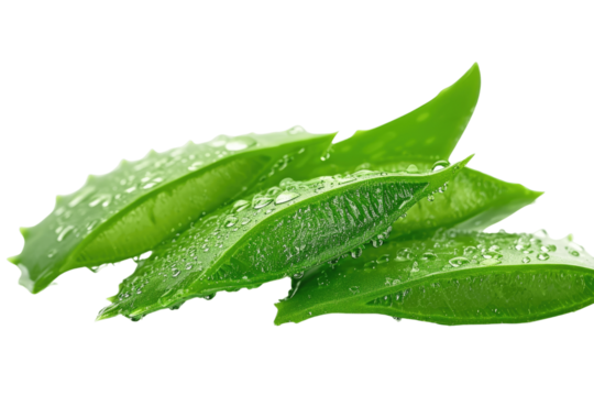 aloe vera isolated on transparent background