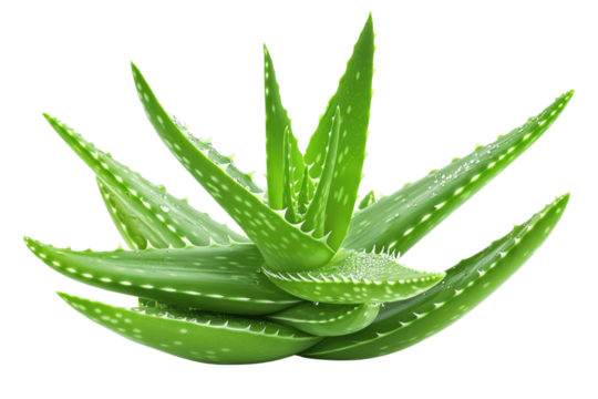aloe vera isolated on transparent background