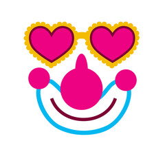 Birthday party photobooth props. carnival, Purim and birthday costume party. SVG icon