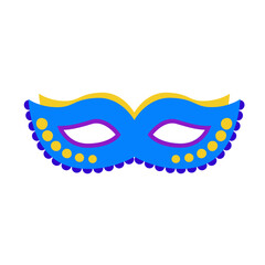 Masquerade , carnival and Purim colorful costume mask. Birthday party photobooth prop. SVG icon