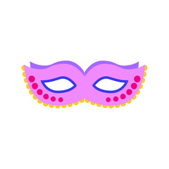 Masquerade , carnival and Purim colorful costume mask. Birthday party photobooth props. SVG icon