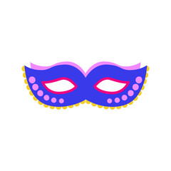 Masquerade , carnival and Purim colorful costume mask. Birthday party photobooth props. SVG icon