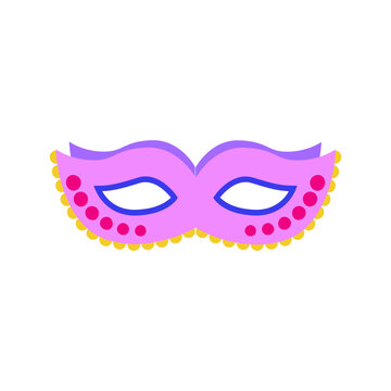 Masquerade , carnival and Purim colorful costume mask. Birthday party photobooth props. SVG icon