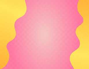 ピンクと金の和柄背景　格子柄文様