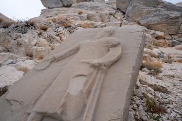 Historical reliefs on Mount Nemrut.