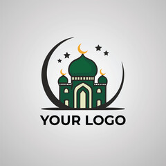 Mosque Logo Design Template