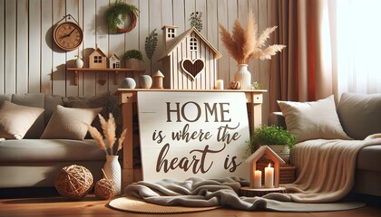Cozy Valentine's Hearth: Embracing Love and Togetherness
