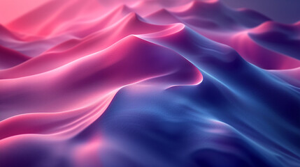 Obraz premium abstract colorful glowing wavy perspective with fractals and curves background 16:9 widescreen wallpapers
