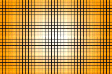 Square floor or yellow mosaic with light gradient.