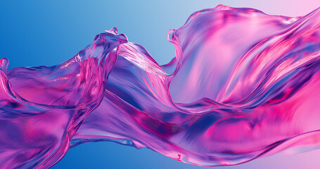 abstract liquid wave background, organic pink and blue