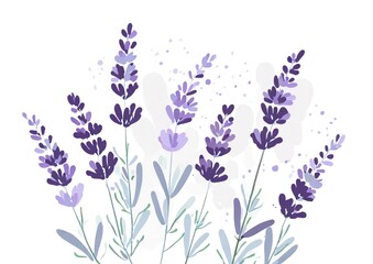 Naklejka premium Lavendel duft