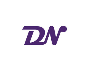 DN logo design vector template
