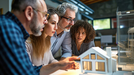 Obraz premium Applying for a Mortgage With Mortgage Advisor In Bank. Loan, Mortgage, Credit Concept