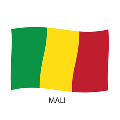 Mali country flag