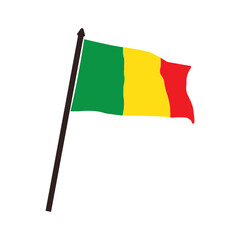 Mali country flag