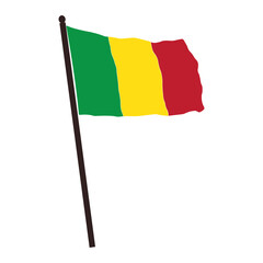 Mali country flag
