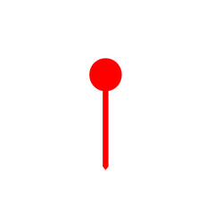 red location map pin icon 