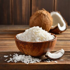 Fototapeta na wymiar Dried Coconuts