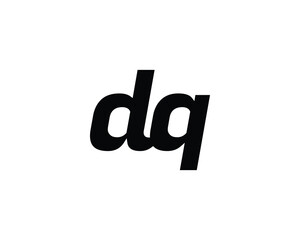 DQ QD logo design vector template