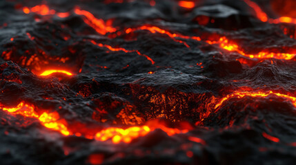 Fototapeta na wymiar burning lava background